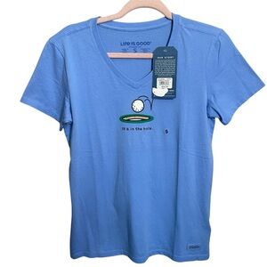 Life is Good crusher-lite tee “It’s in the Hole” NEW with tags